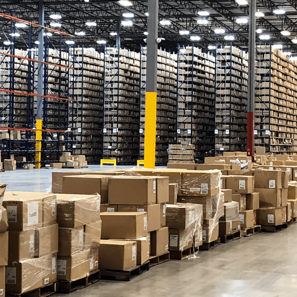 A warehouse full of boxes