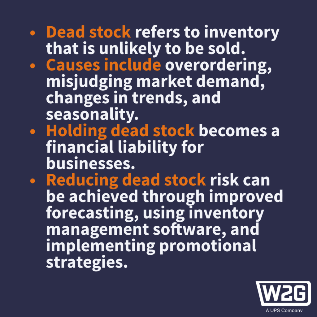 Some key facts of dead stock