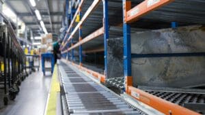 the inside of a warehouse