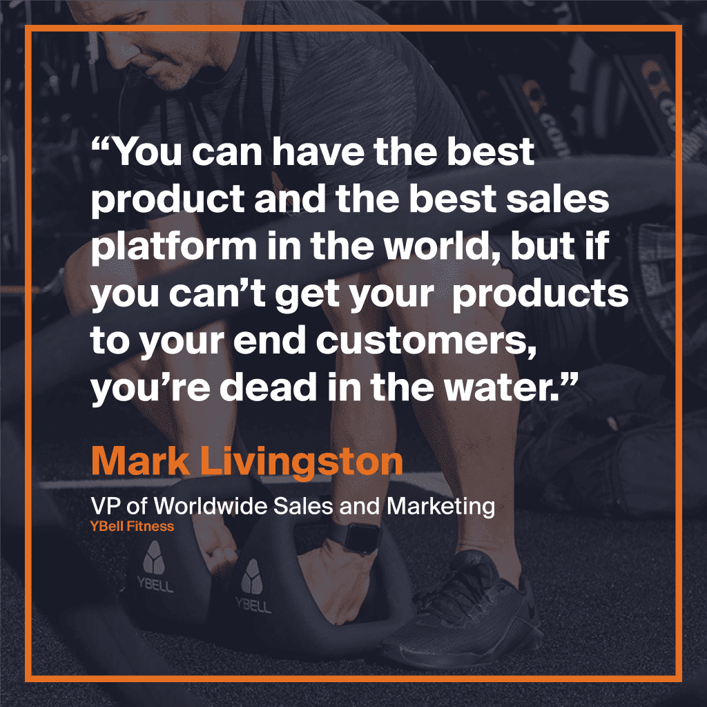 Supply Chain best practices YBell Fitness quote, Mark Livingston