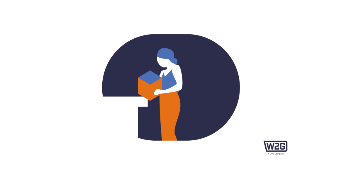 an animation of a person with a package